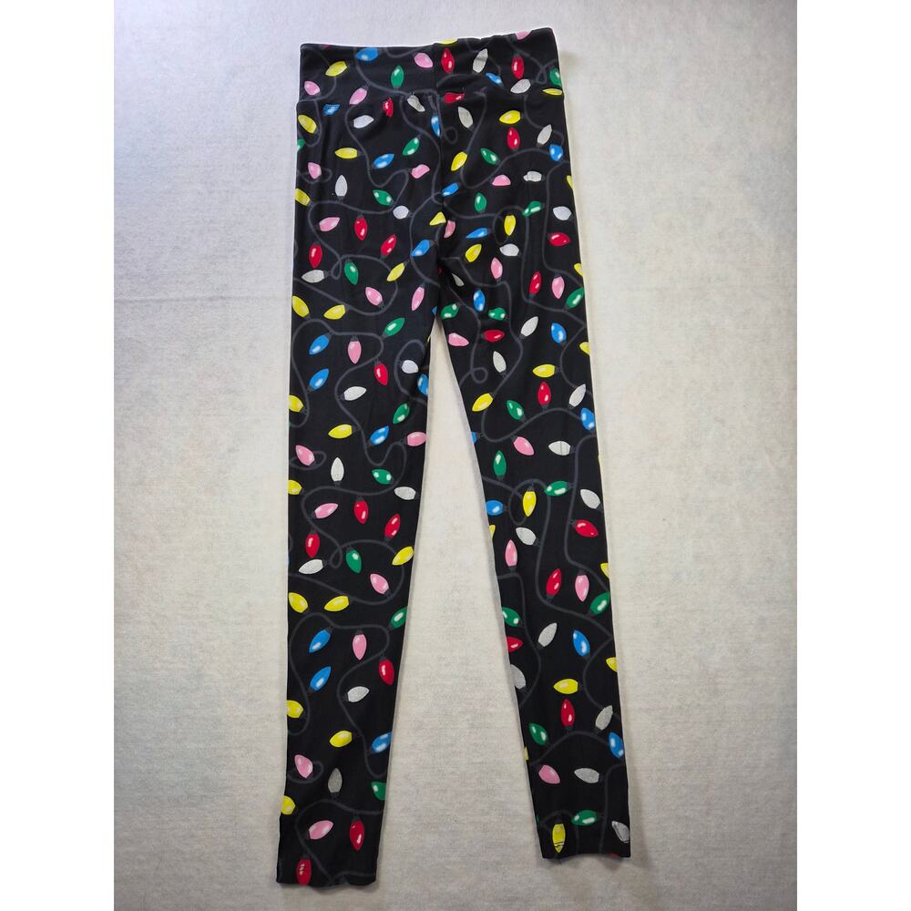 Christmas Leggings Ugly Festive sz M #2186